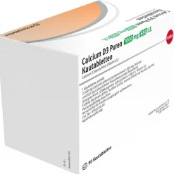 Calcium D3 Puren 1000 mg / 880 I.E.> New
