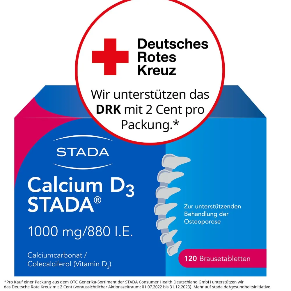 Calcium D3 STADA® 1000 mg/880 I.E.| Online