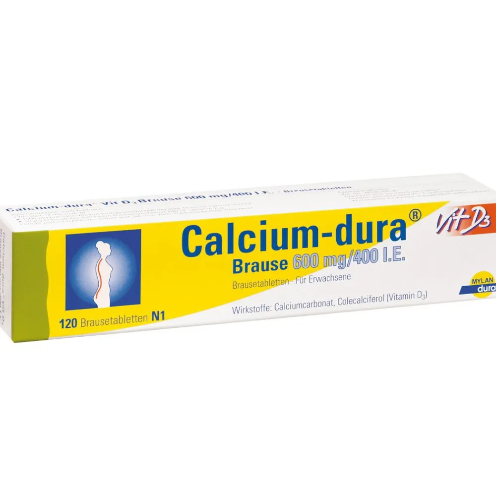 Calcium-dura® Vit D3 600 mg/400 I.E. Brausetabletten>