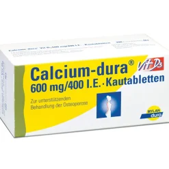 Calcium-dura® Vit D3 600 mg/400 I.E. Kautabletten> New