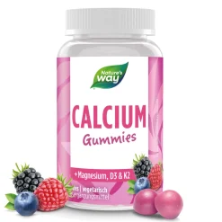 Calcium Gummibärchen für Erwachsene & Kinder I 500 mg Calcium I Wild Berry Geschmack I vegetarisc...|Nature's way Sale