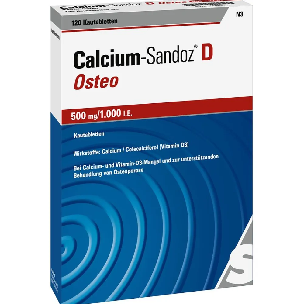Calcium-Sandoz® D Osteo 500mg/1.000 I.E|