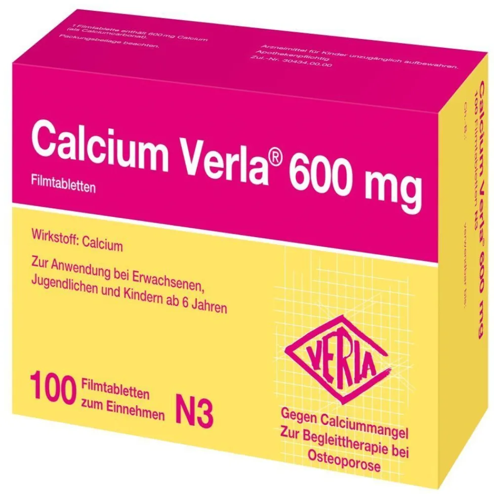 Calcium Verla® 600 mg Filmtabletten> Best