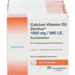 Calcium Vitamin D3 Zentiva® 1000 mg/880 I.E.| Best