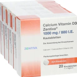 Calcium Vitamin D3 Zentiva® 1000 mg/880 I.E.| Best