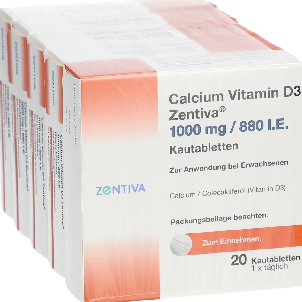 Calcium Vitamin D3 Zentiva® 1000 mg/880 I.E.| Best