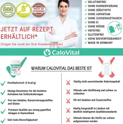 | Hochkalorische Trinknahrung für Gewichtszunahme|CaloVital Discount