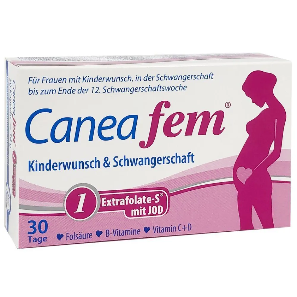 Caneafem 1 Extrafolate-S® + Jod - Kinderwunsch & Schwangerschaft> Discount