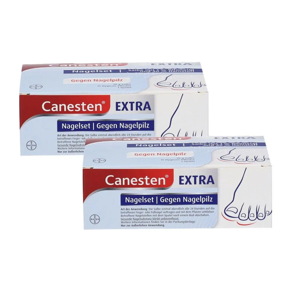 Canesten EXTRA Nagelset – Nagelpilz zuverlässig in nur 6 Wochen behandeln| Discount