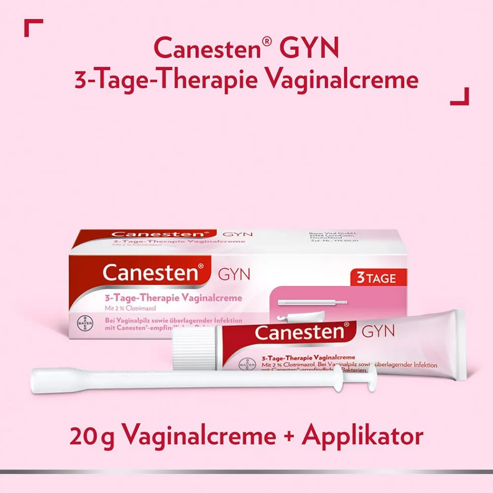 ® GYN 3-Tage-Therapie Vaginalcreme>Canesten Online