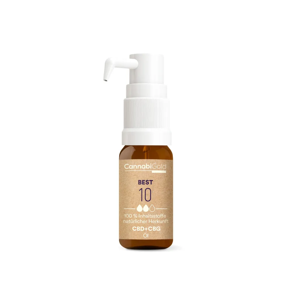 CannabiGold® Best 10 CBD- und CBG-Öl| Discount