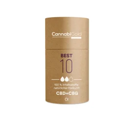 CannabiGold® Best 10 CBD- und CBG-Öl| Discount