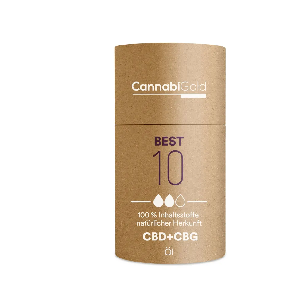 CannabiGold® Best 10 CBD- und CBG-Öl| Discount