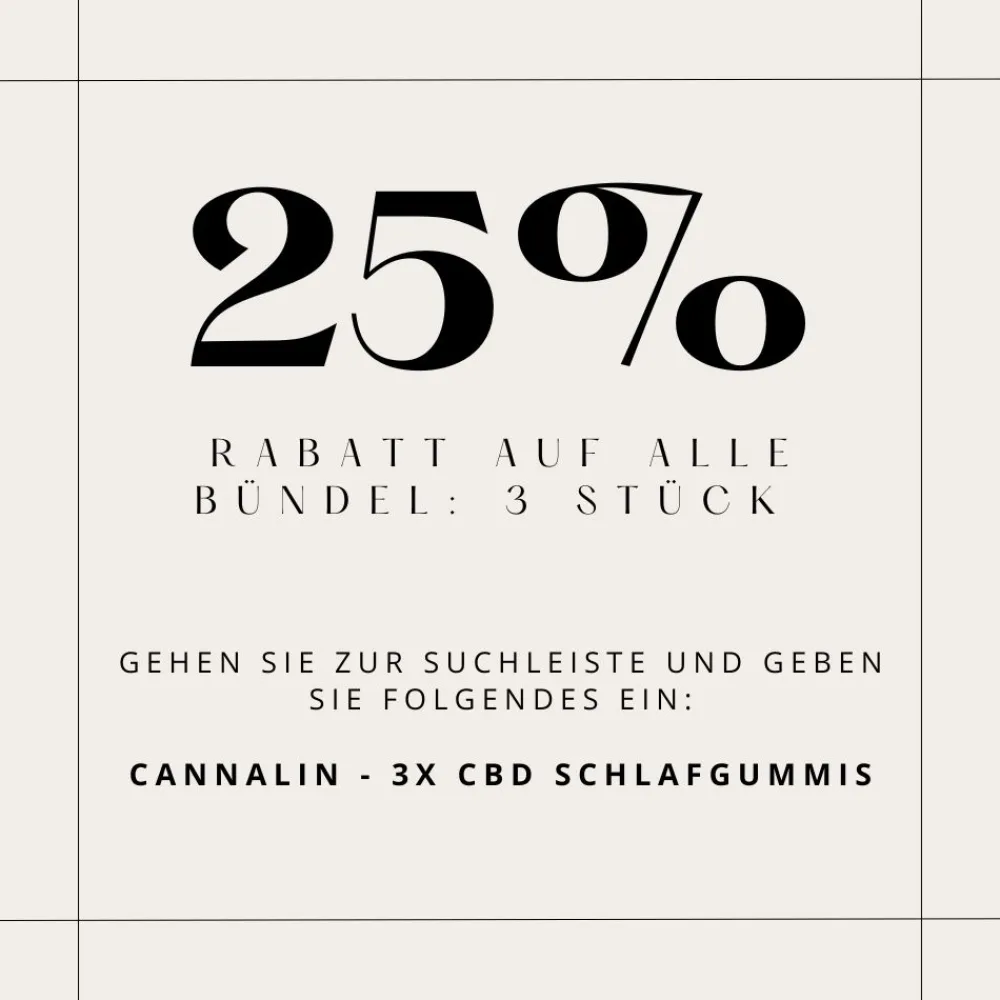 - CBD Schlafgummis mit Melatonin - 15 mg CBD>cannalin New