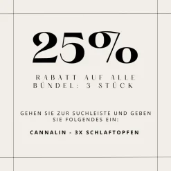 - Schlaftopfen mit CBN und Melatonin - 5%>cannalin