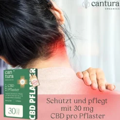 CANTURA® CBD-Pflaster AKUT Alternative zu Schmerzpflaster PREMIUM 30mg><noscript><img width=