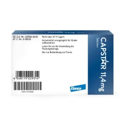 Capstar Tabletten gegen Flöhe für Katzen und kleine Hunde bis 11 kg, 6 Tabletten in einer Packung>