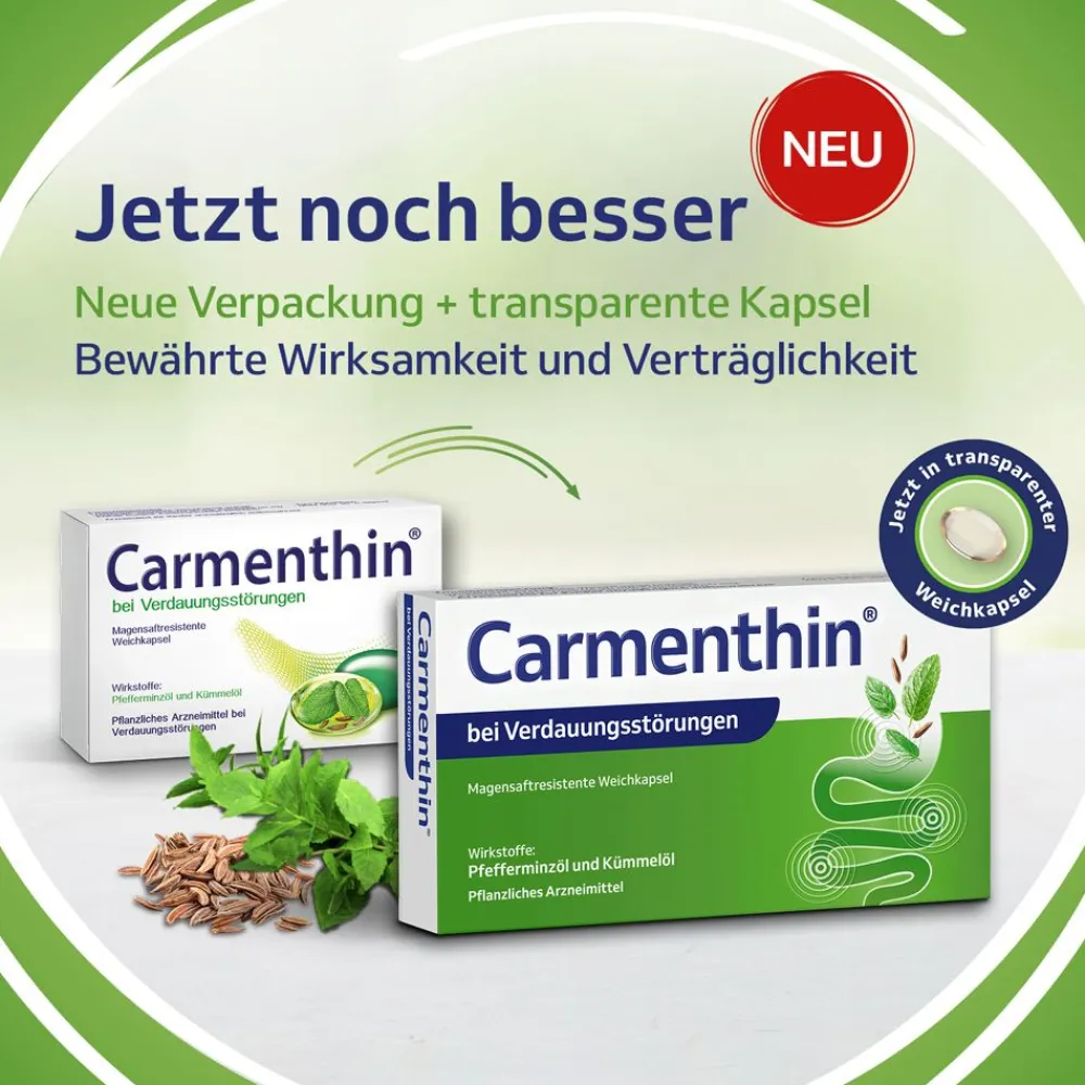 ® bei Verdauungsstörungen - Jetzt 20% mit dem Code schwabe20 sparen*>Carmenthin