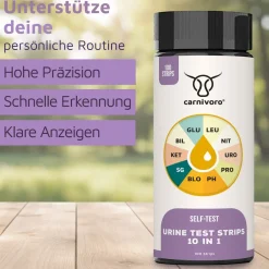 carnivoro® Gesundheitstest - Urin Teststreifen für 10 Parameter| Best