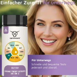 carnivoro® Gesundheitstest - Urin Teststreifen für 10 Parameter| Best