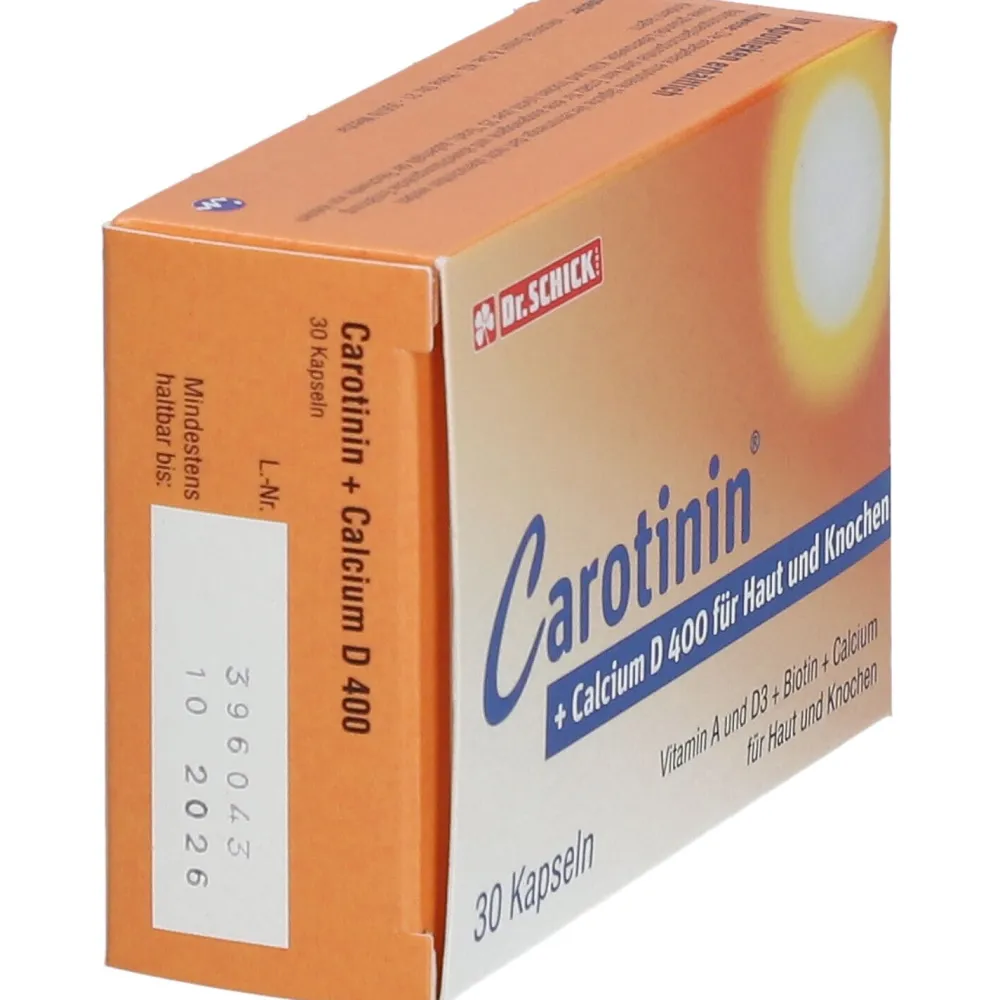Carotin + Calcium D 400 Kapseln> New