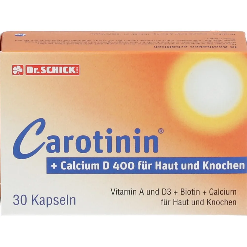 Carotin + Calcium D 400 Kapseln> New