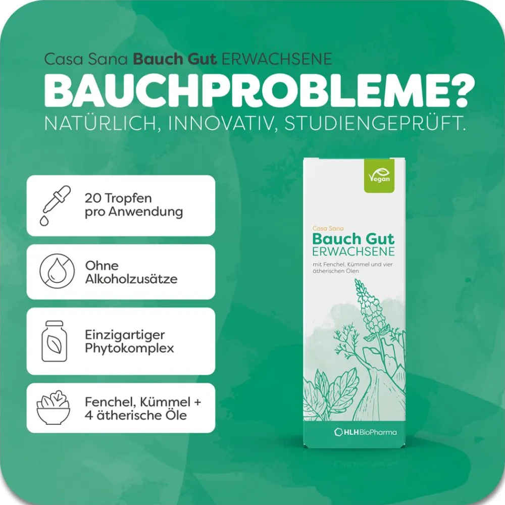 Bauch Gut ERWACHSENE - Pflanzenextrakte für einen entspannten Bauch>Casa Sana Sale