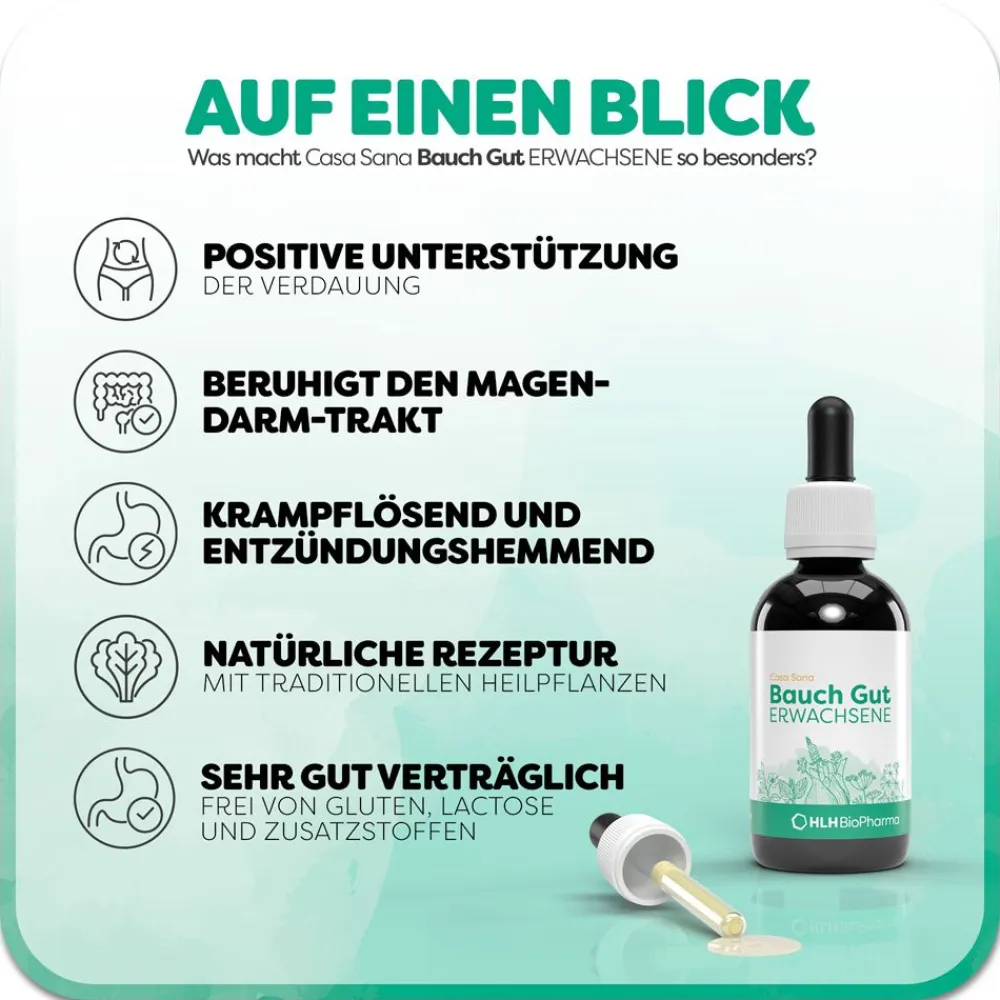 Bauch Gut ERWACHSENE - Pflanzenextrakte für einen entspannten Bauch>Casa Sana Sale