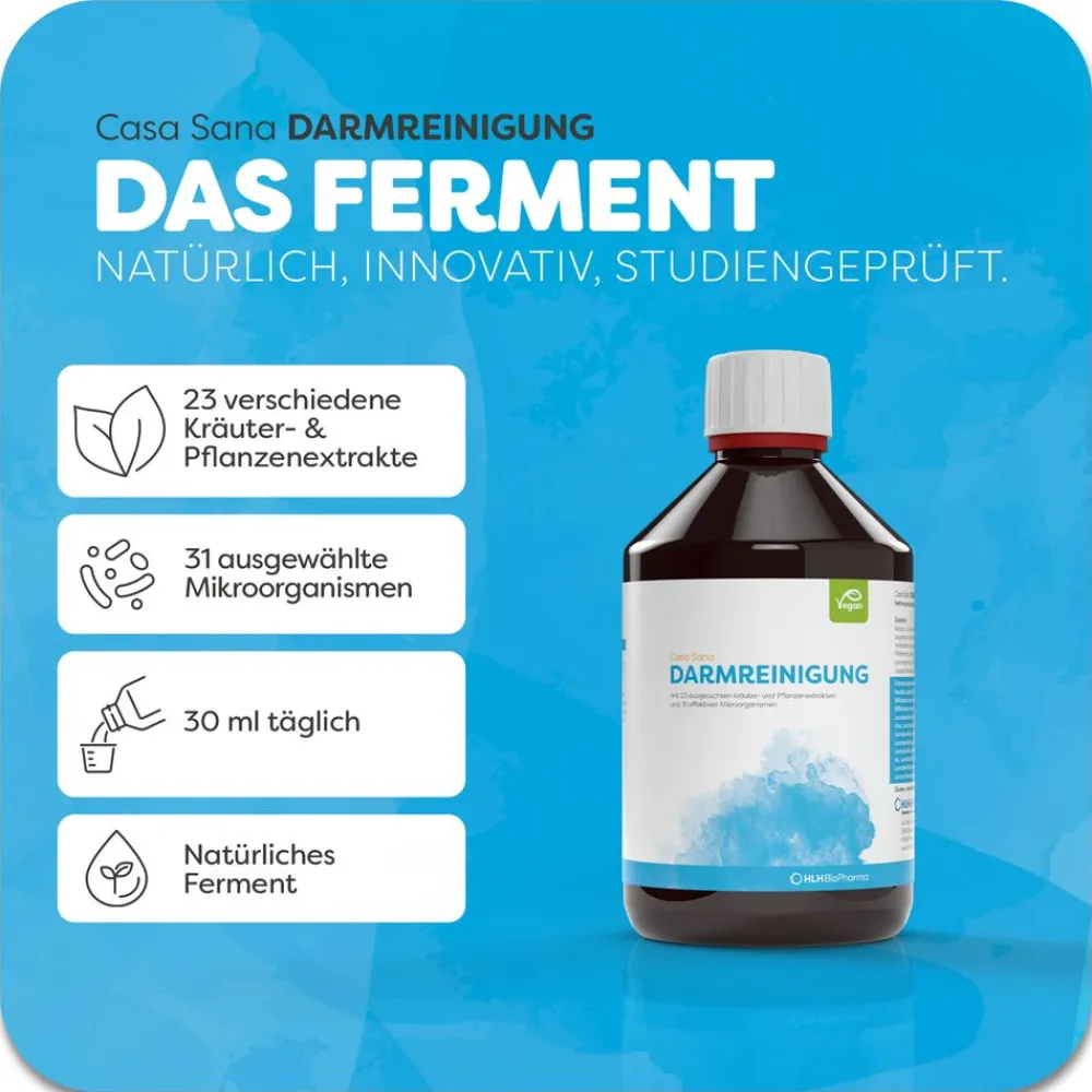DARMREINIGUNG, Darmsanierung mit effektiven Mikroorganismen|Casa Sana Hot