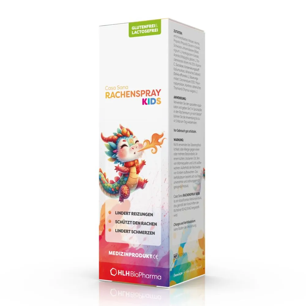 RACHENSPRAY KIDS - Mit Acerola, schwarzer Johannisbeere, Propolis, Thymian- und Salbeiöl>Casa Sana Online