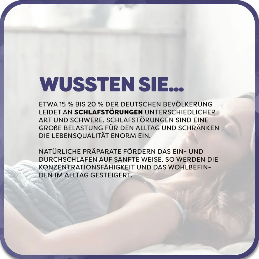 Schlaf Gut ERWACHSENE - Pflanzenxtrakte und Melatonin für einen erholsamen Schlaf|Casa Sana Discount