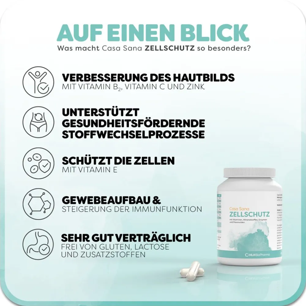 ZELLSCHUTZ - Für ein gesundes Hautbild und mehr Vitalität>Casa Sana Hot
