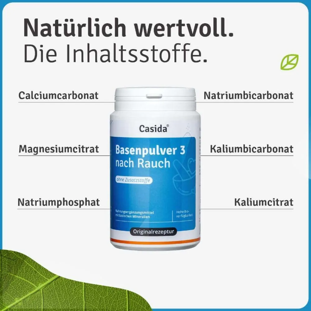 ® Basenpulver 3 nach Rauch>Casida