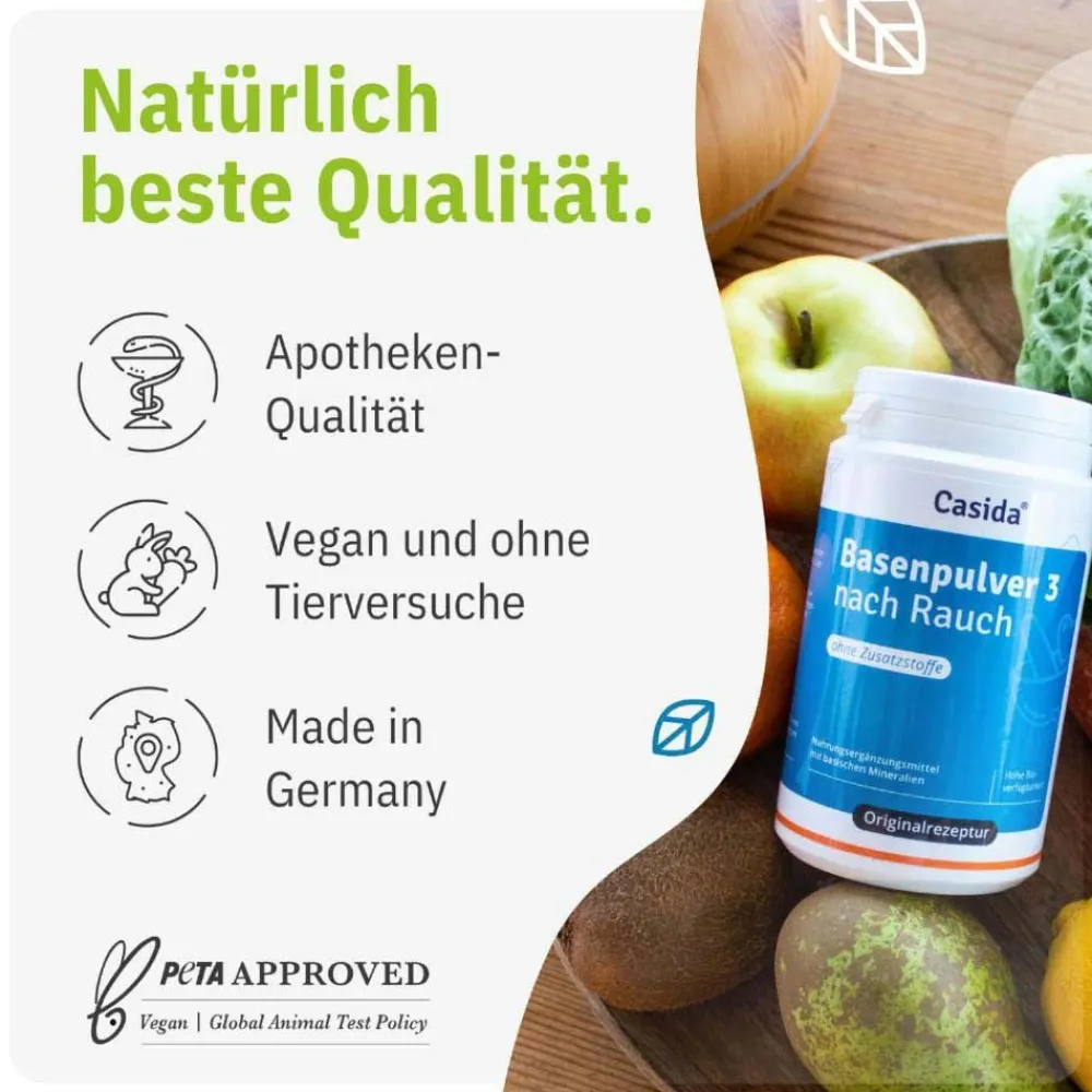 ® Basenpulver 3 nach Rauch>Casida