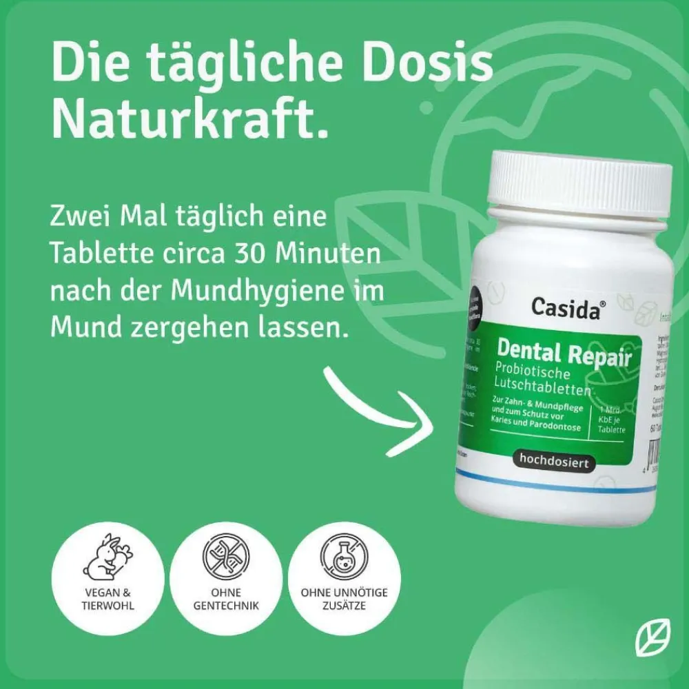 Dental Repair Lutschtabletten gegen Zahnfleisch Probleme, Zahnfleischentzündungen & Mundgeruch|Casida Sale