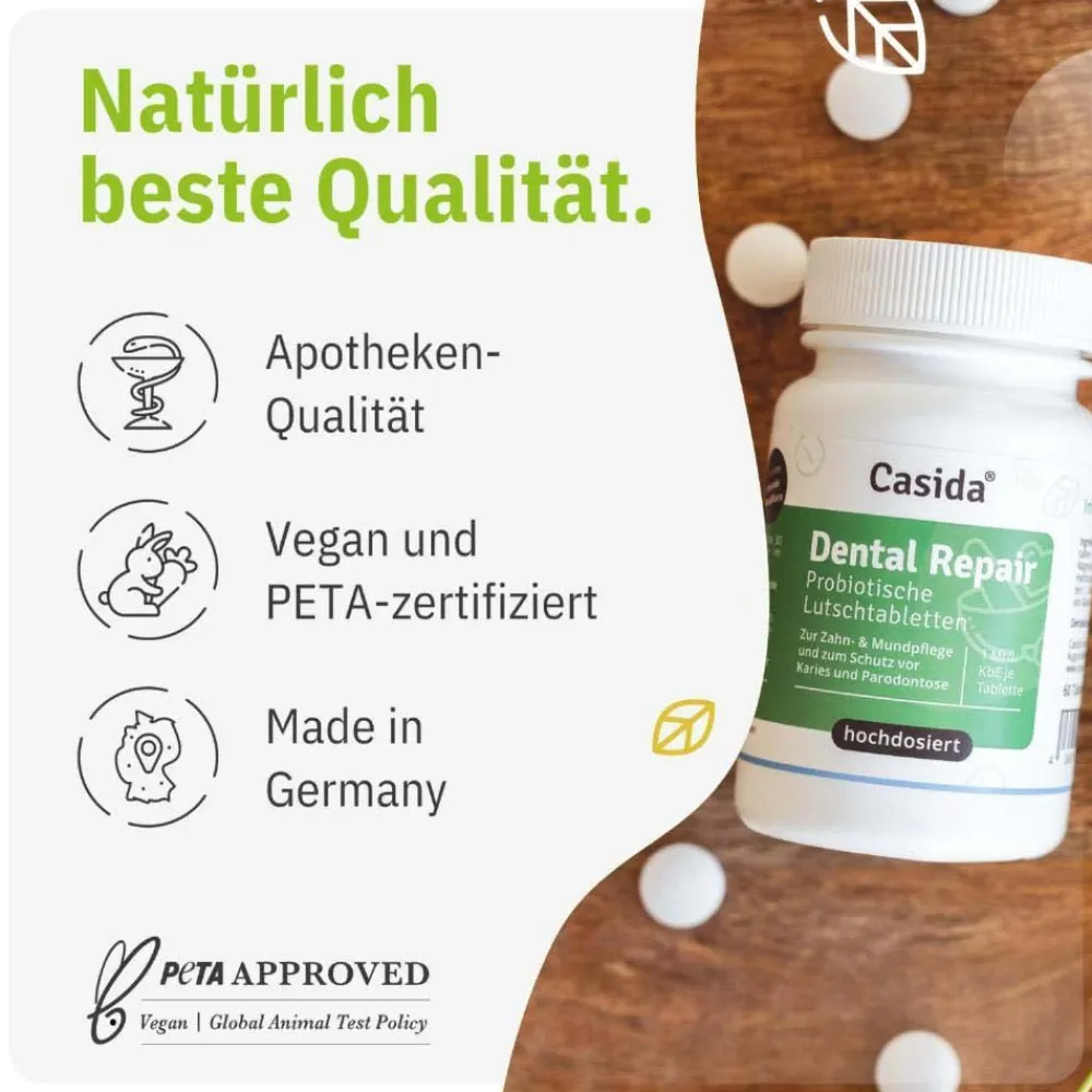 Dental Repair Lutschtabletten gegen Zahnfleisch Probleme, Zahnfleischentzündungen & Mundgeruch|Casida Sale