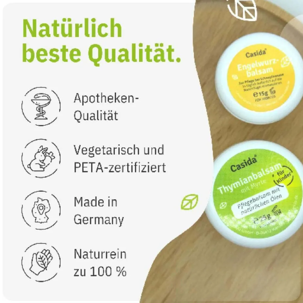 ® Engelwurzbalsam + ® Thymianbalsam mit Myrte Kinderset|Casida Sale