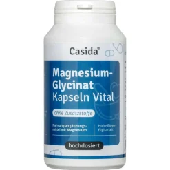 Magnesiumglycinat - Premium Chelatiertes Magnesiumbisglycinat - vegan, hochdosiert>Casida Online