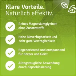 Magnesiumglycinat - Premium Chelatiertes Magnesiumbisglycinat - vegan, hochdosiert><noscript><img width=