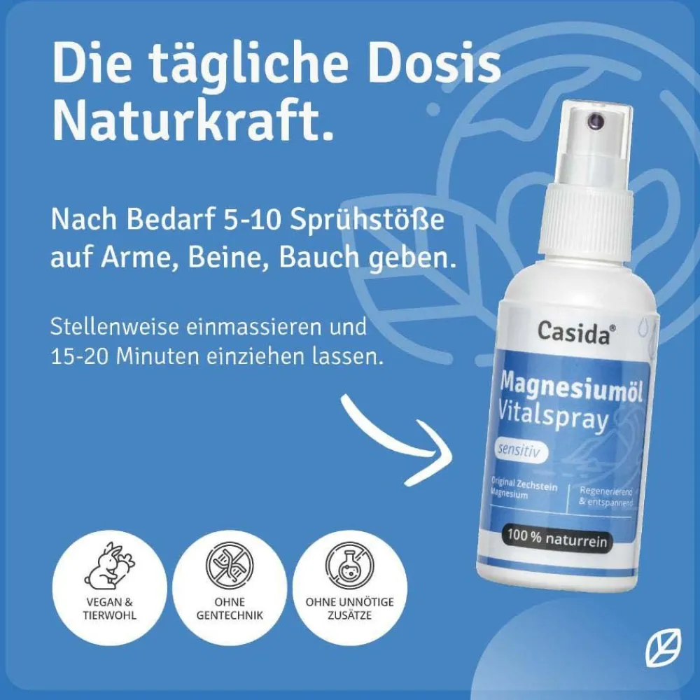 ® Magnesiumöl Vitalspray sensitiv>Casida Clearance