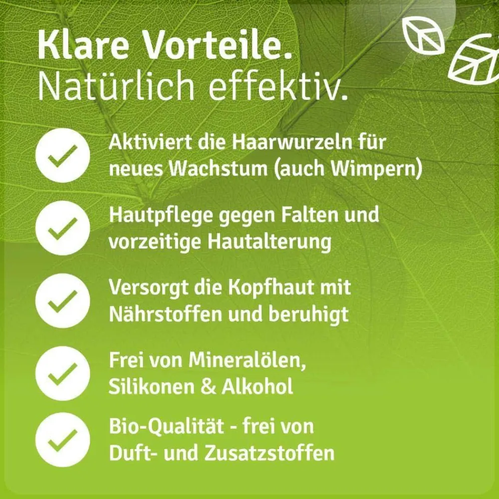 ® Rizinusöl kaltgepresst Bio - Haute, Haare & Wimpern|Casida