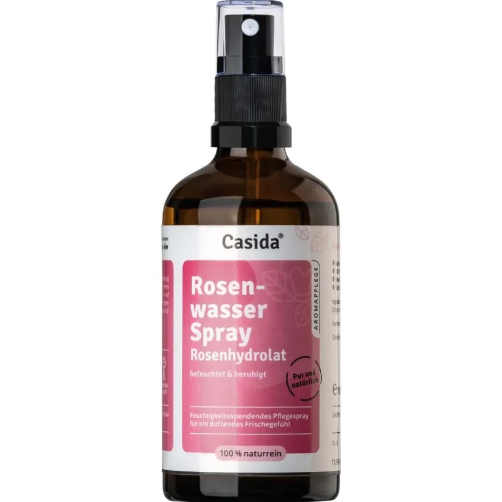 ® Rosenwasser Spray Rosenhydrolat bio|Casida