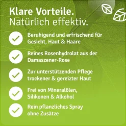 ® Rosenwasser Spray Rosenhydrolat bio|Casida