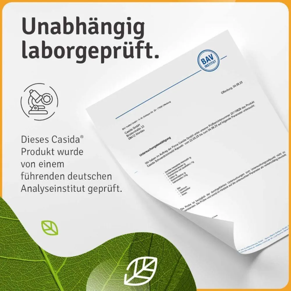® Schwarzkümmelöl Kapseln 3000 mg – Hochdosiert, kaltgepresst, naturbelassen|Casida New