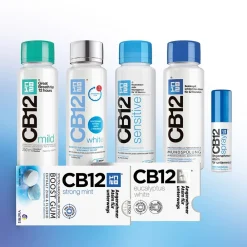 CB12 Boost Strong Mint Kaugummi: Zuckerfreie Mundpflege-Kaugummis gegen Mundgeruch,><noscript><img width=