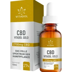 CBD27% Bio Hanfextrakt Öl - Gold|Vitadol New