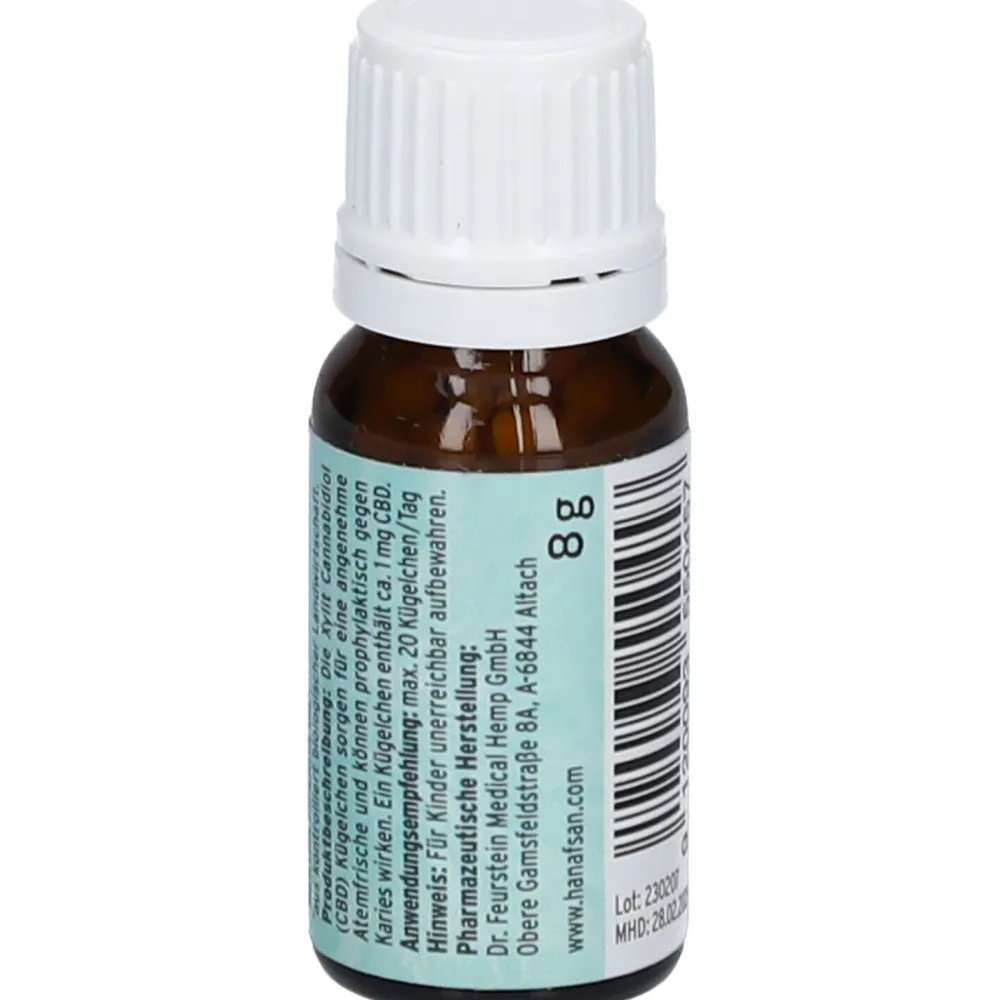 CBD Hanf Xylit Kügelchen mit frischer Bio Minze> Clearance