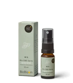 CBD Öl 10% Bio mit Spray - spearmint>BioBloom Online