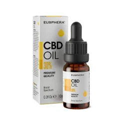 CBD-Öl 30% – THC-freies Vollspektrumöl für Ruhe & Schlaf | Hemp Extract - Eusphera| New