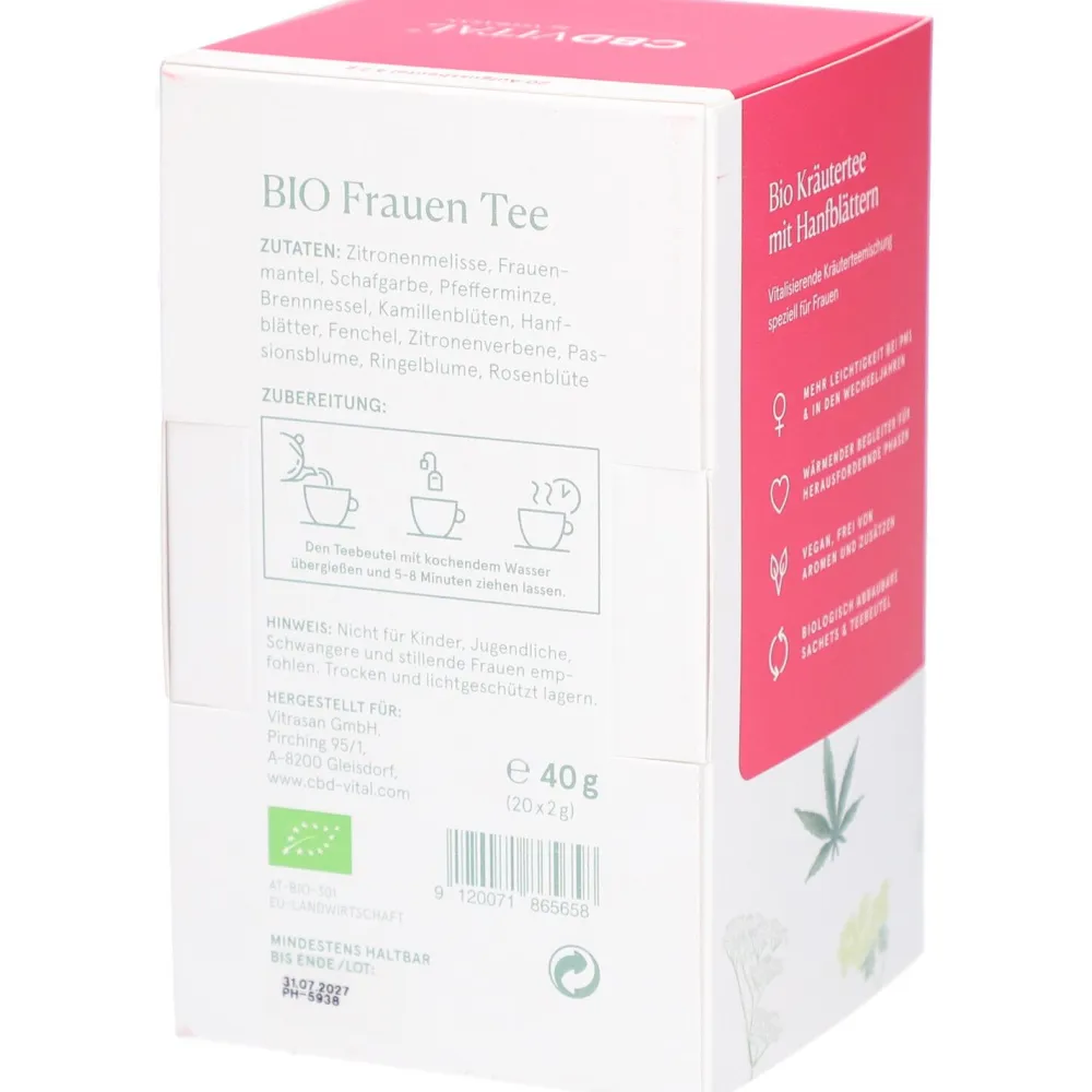CBDVITAL Bio Frauen Tee| Hot